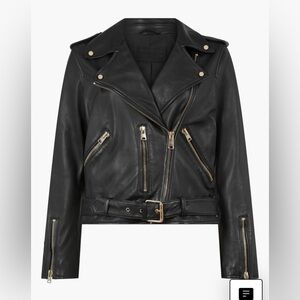 Belle Vere Black Leather Moto Jacket